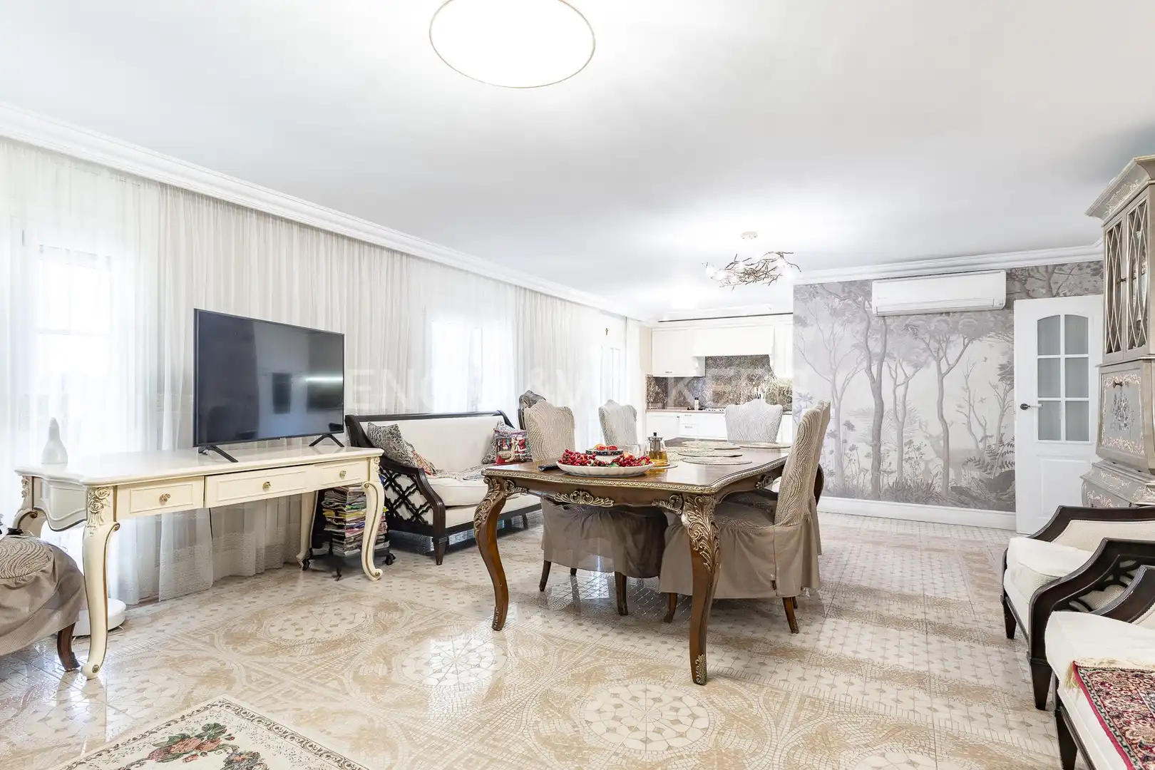 Sala de estar de Casa o chalet de alquiler en Sitges con Aire acondicionado, Calefacción y Jardín privado