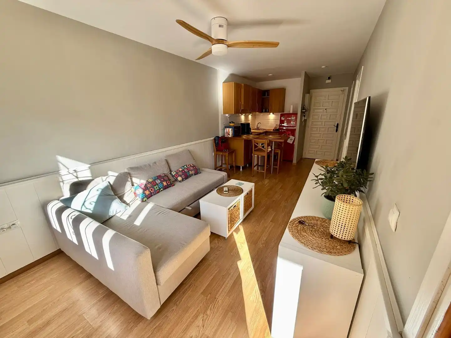 Wohnzimmer von Erdgeschoss zur Miete in San Javier mit Klimaanlage, Terrasse und Möbliert
