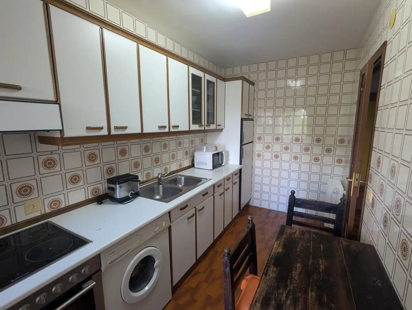 Cocina de Piso en venta en Estella / Lizarra con Calefacción, Parquet y Terraza