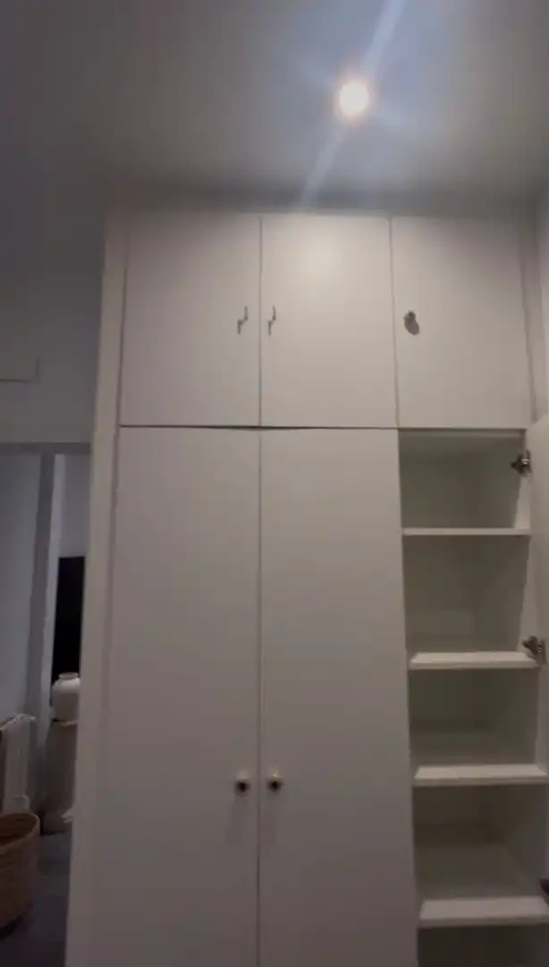 Schlafzimmer von Wohnung zur Miete in Madrid mit Klimaanlage, Heizung und Möbliert