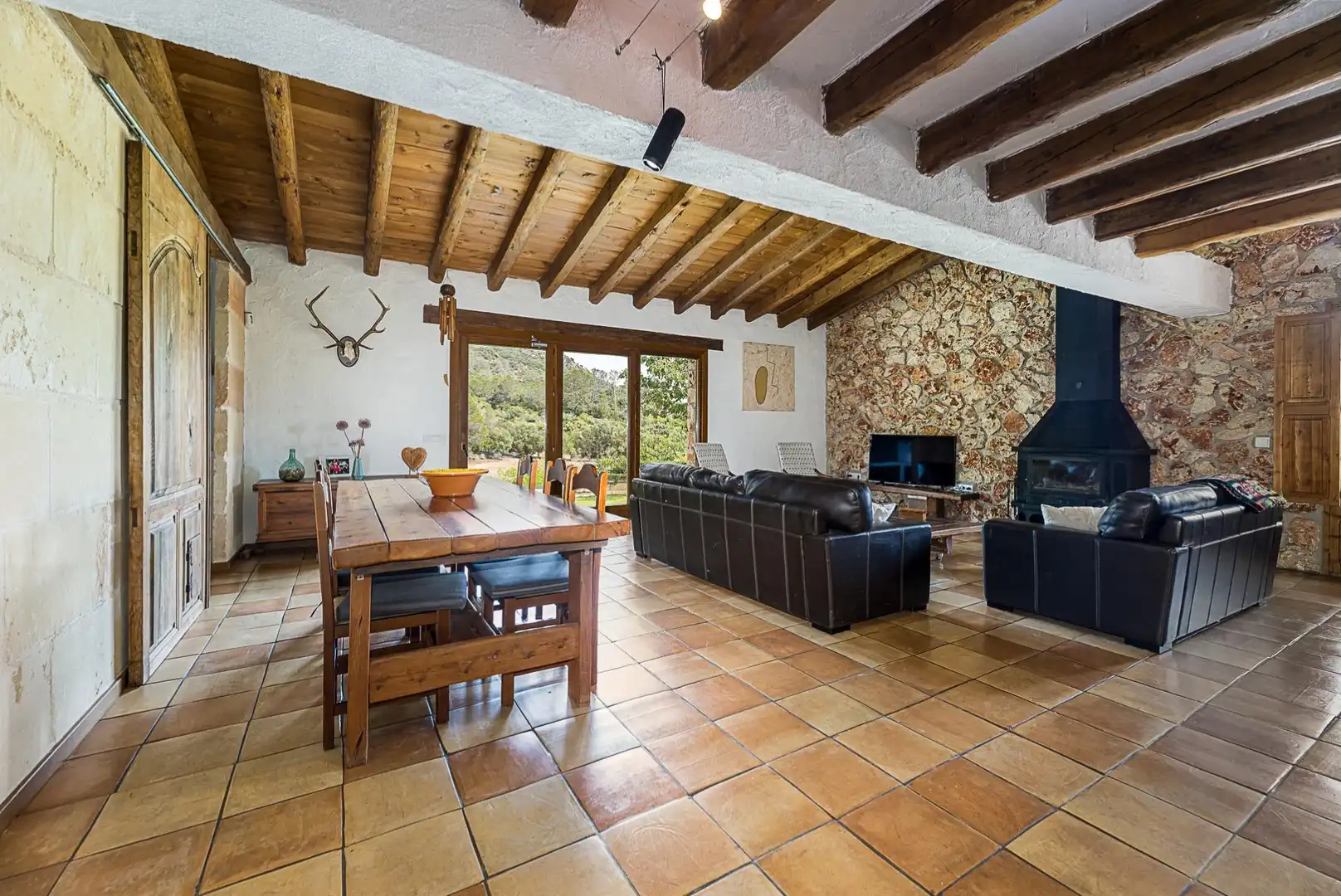 Sala de estar de Casa o chalet en venta en Inca con Aire acondicionado, Jardín privado y Terraza