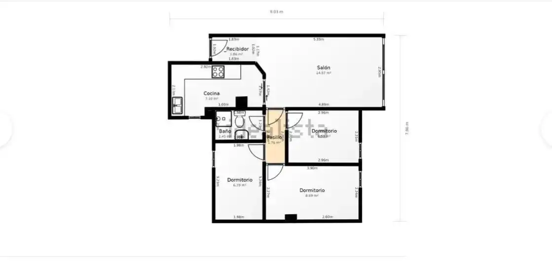 Appartamento con ascensore in vendita a NUEVA BELLAVISTA, imagen 2