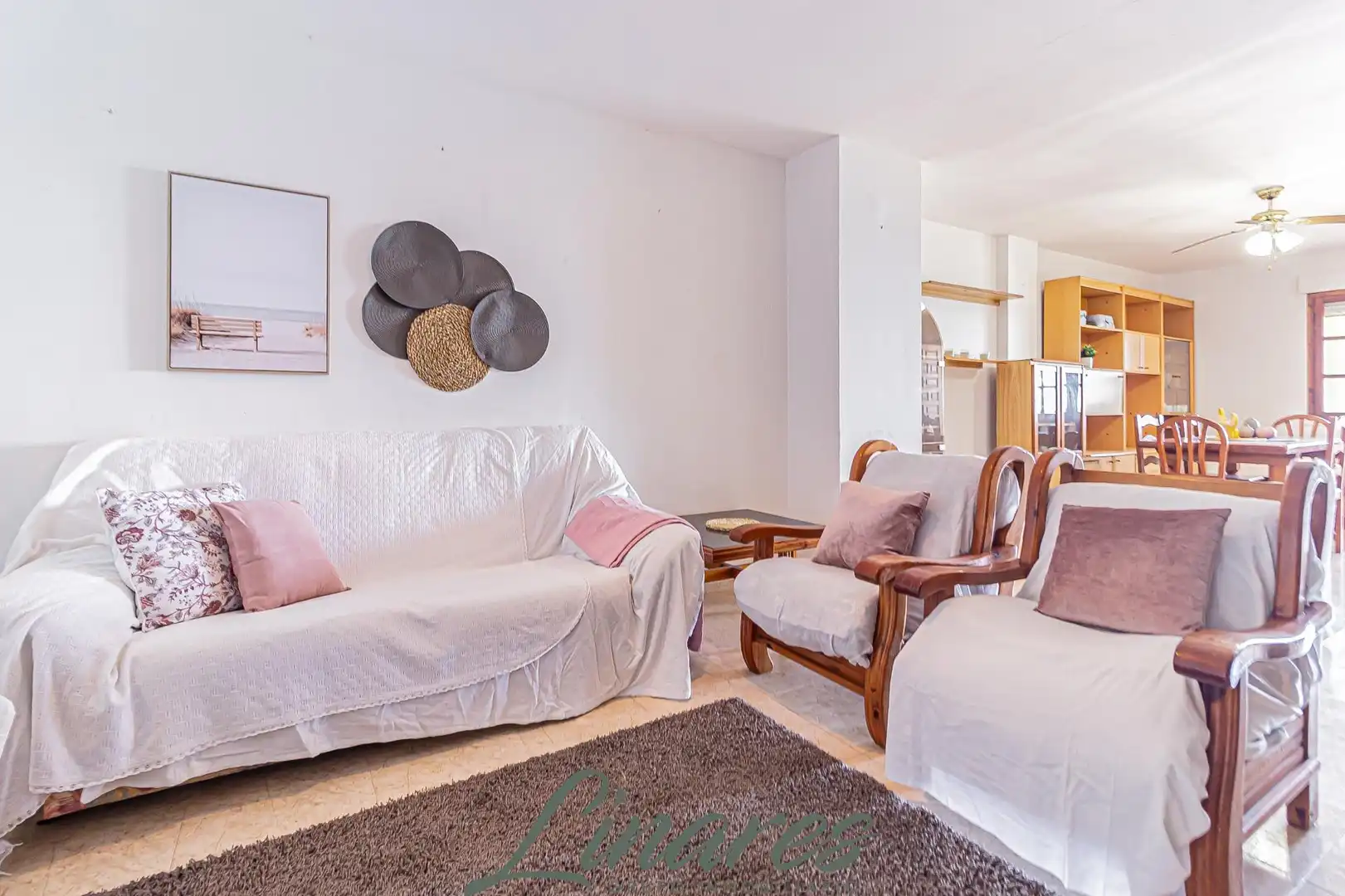 Sala de estar de Casa o chalet en venta en La Manga del Mar Menor con Terraza, Amueblado y Piscina comunitaria