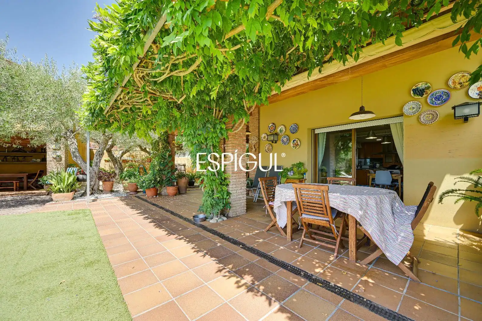 Terraza de Casa o chalet en venta en Mont-ras con Aire acondicionado, Calefacción y Parquet