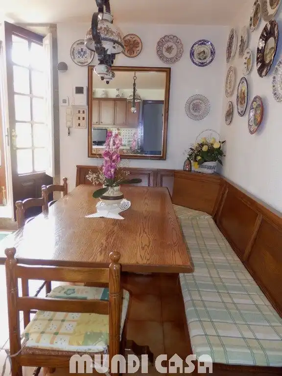 Dining room of Country homes for sale in Padrón  with Heating, Terrace and Furnished