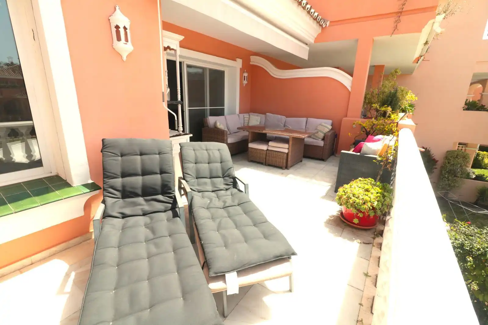 Terraza de Piso en venta en Estepona con Aire acondicionado, Terraza y Amueblado