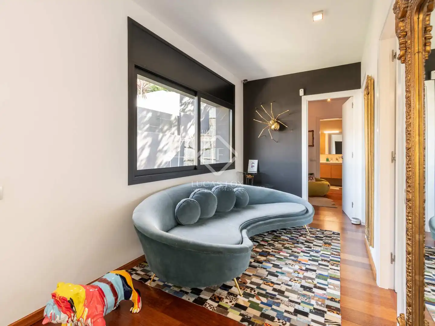 Sala de estar de Casa o chalet en venta en Sant Cugat del Vallès con Aire acondicionado, Calefacción y Jardín privado