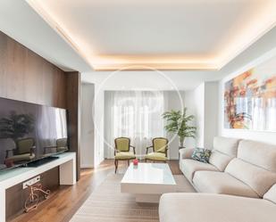 Living room of Flat to rent in  Madrid Capital  with Air Conditioner, Heating and Terrace