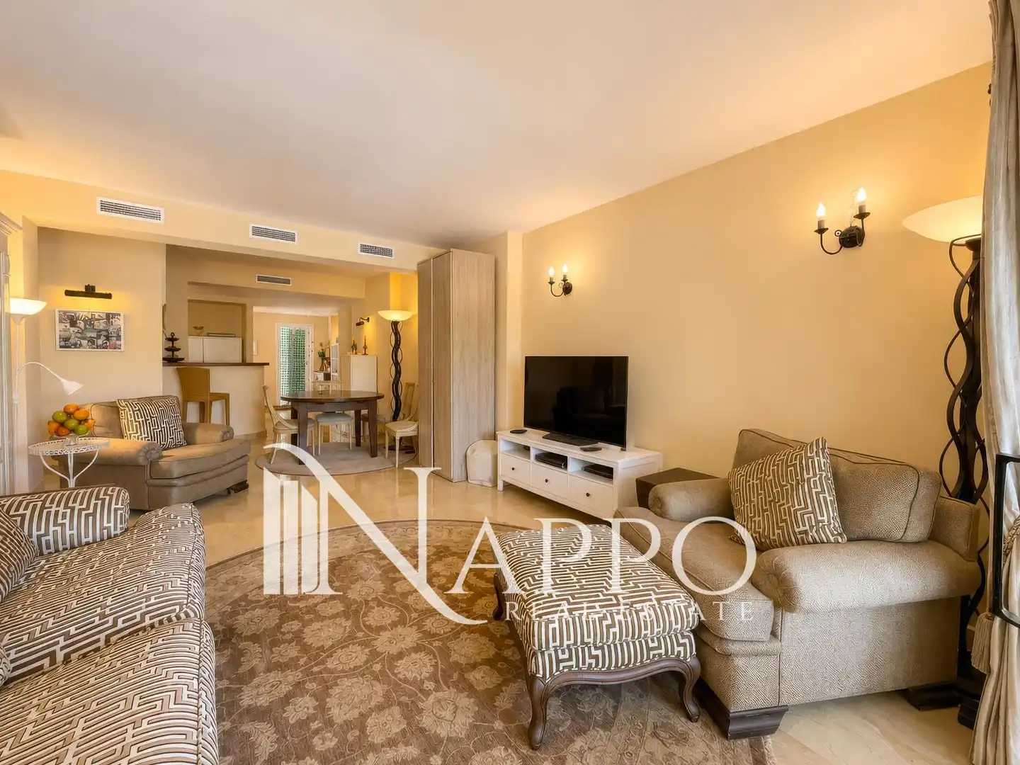 Sala de estar de Piso en venta en Calvià con Aire acondicionado, Calefacción y Terraza
