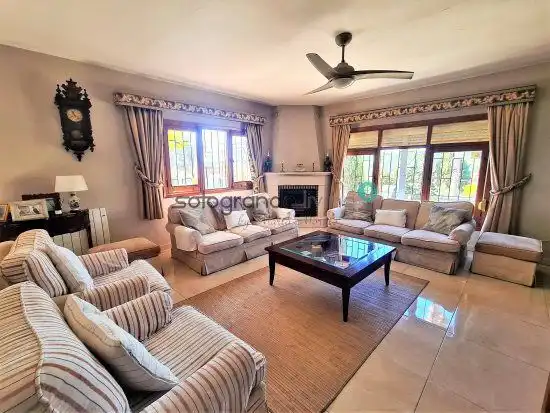 Living room of Country homes for sale in Sotogrande  with Heating, Private garden and Swimming Pool