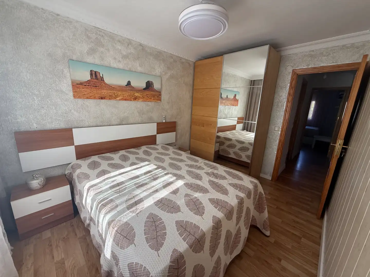 Bedroom of Flat for sale in Huelva  with Air Conditioner, Furnished and Oven