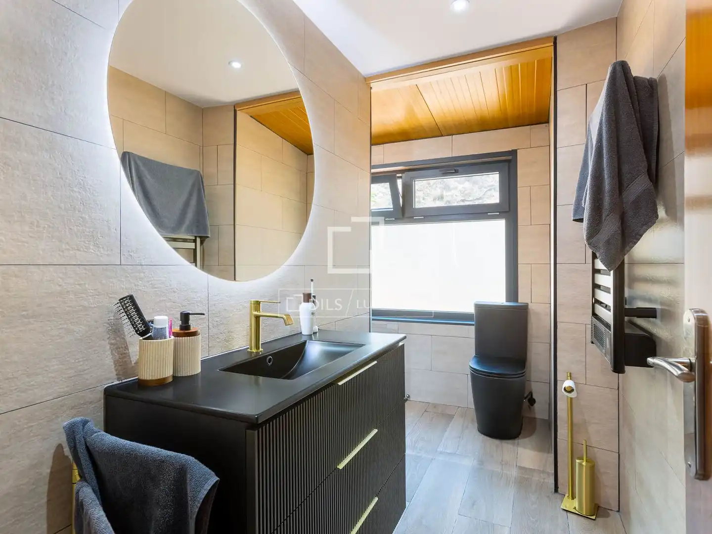 Baño de Casa o chalet en venta en Teià con Aire acondicionado, Calefacción y Jardín privado