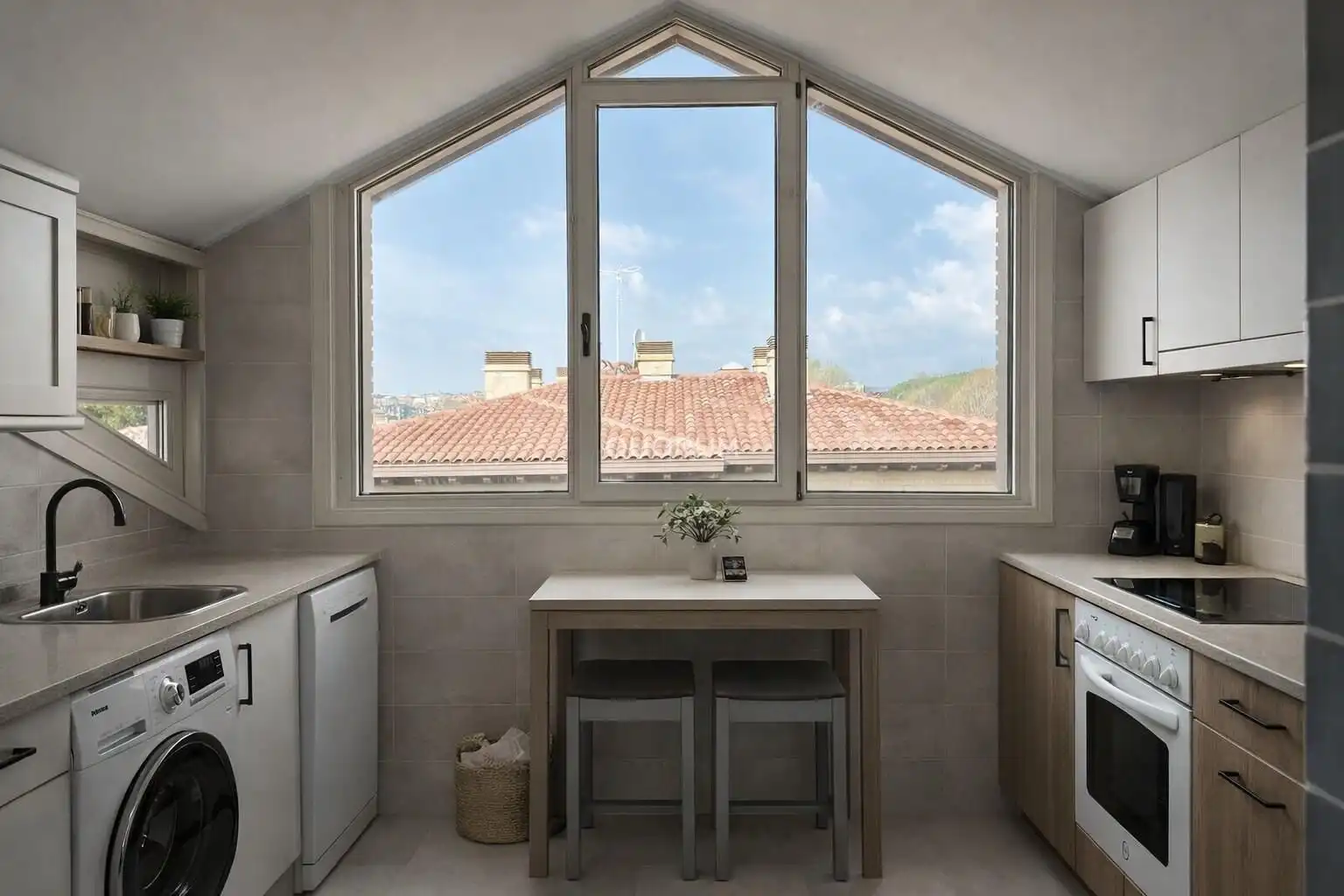 Cocina de Piso en venta en Getxo  con Calefacción, Jardín privado y Amueblado