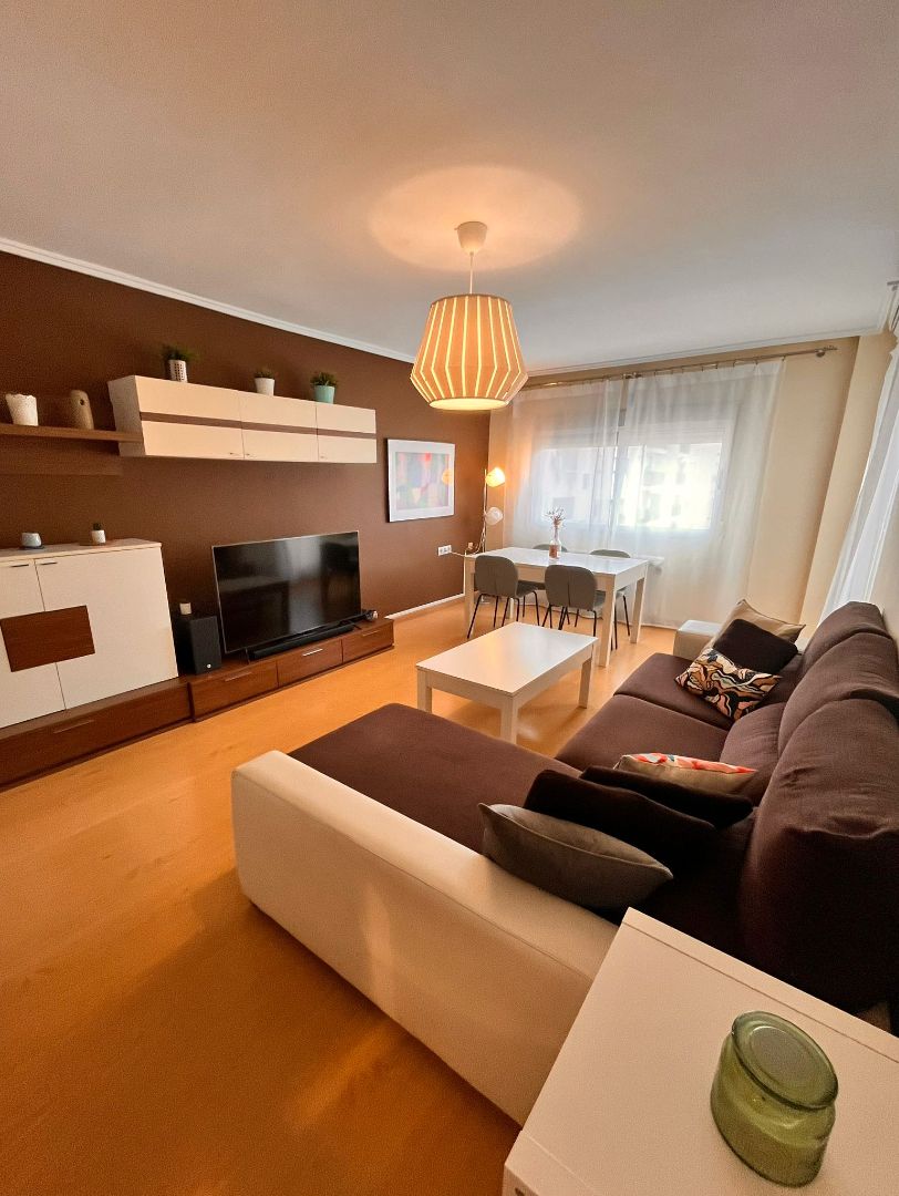 Sala de estar de Piso en venta en  Valencia Capital con Aire acondicionado, Amueblado y Balcón