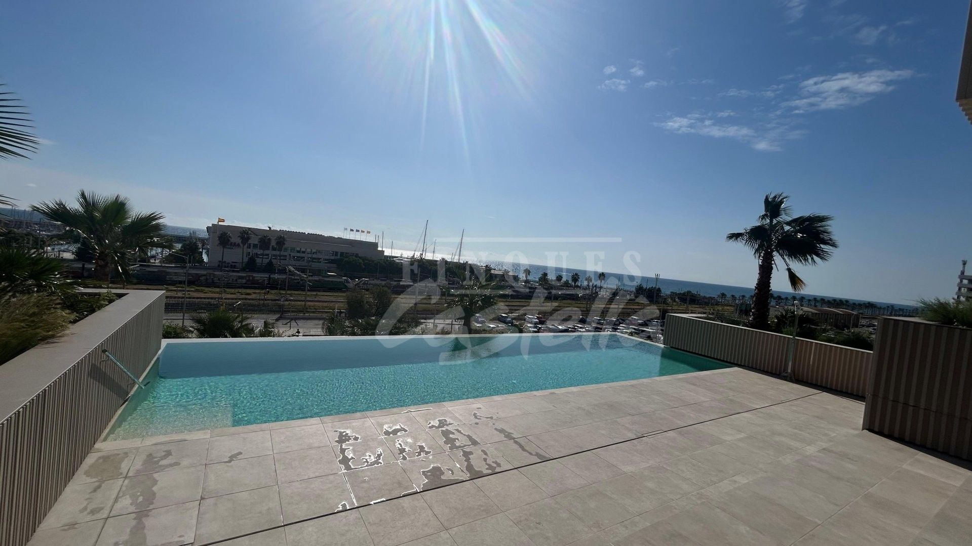 Swimming pool of Flat to rent in Mataró  with Air Conditioner, Heating and Swimming Pool