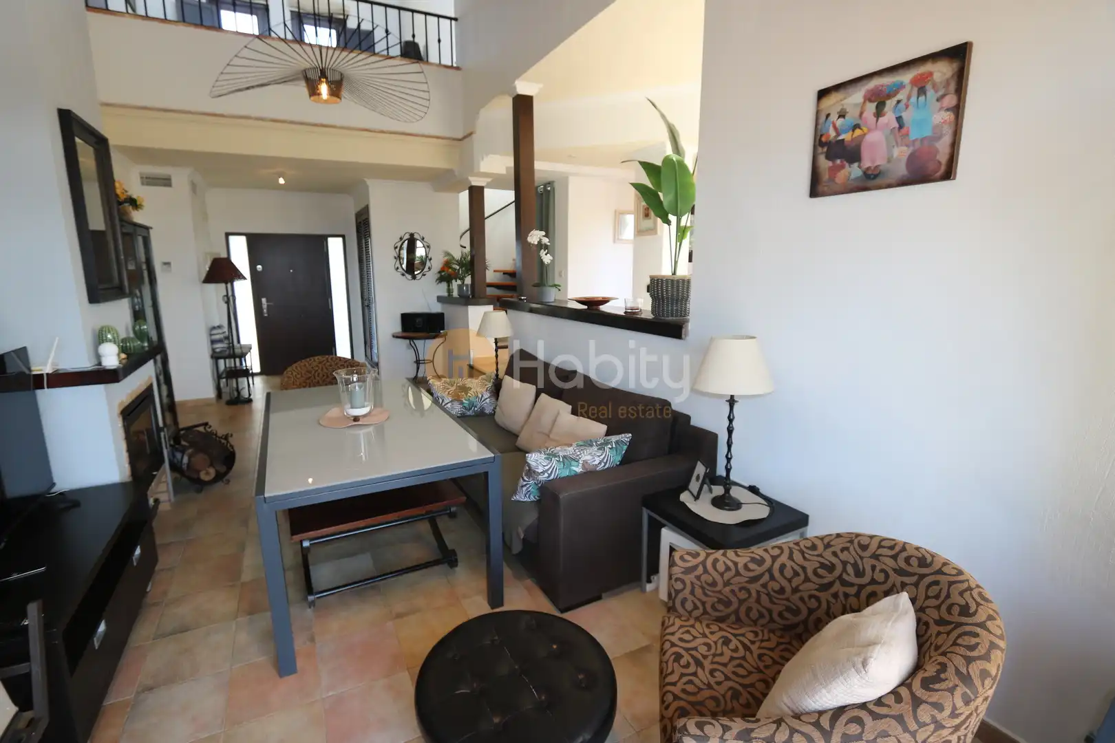 Sala d'estar de Casa o xalet en venda en Fuente Álamo de Murcia amb Aire condicionat, Calefacció i Jardí privat