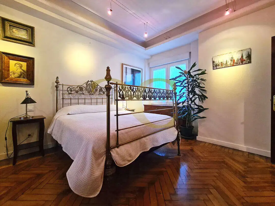Bedroom of Flat for sale in Gijón   with Heating and Terrace