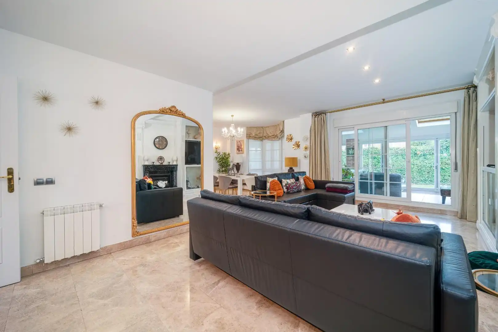 Sala de estar de Casa o chalet de alquiler en Pozuelo de Alarcón con Calefacción, Jardín privado y Terraza