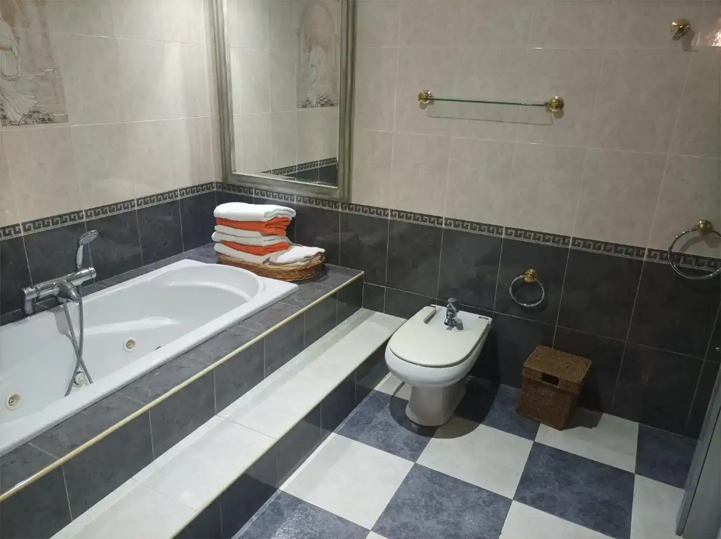 Bany de Casa o xalet de lloguer en Dénia amb Aire condicionat, Jardí privat i Parquet