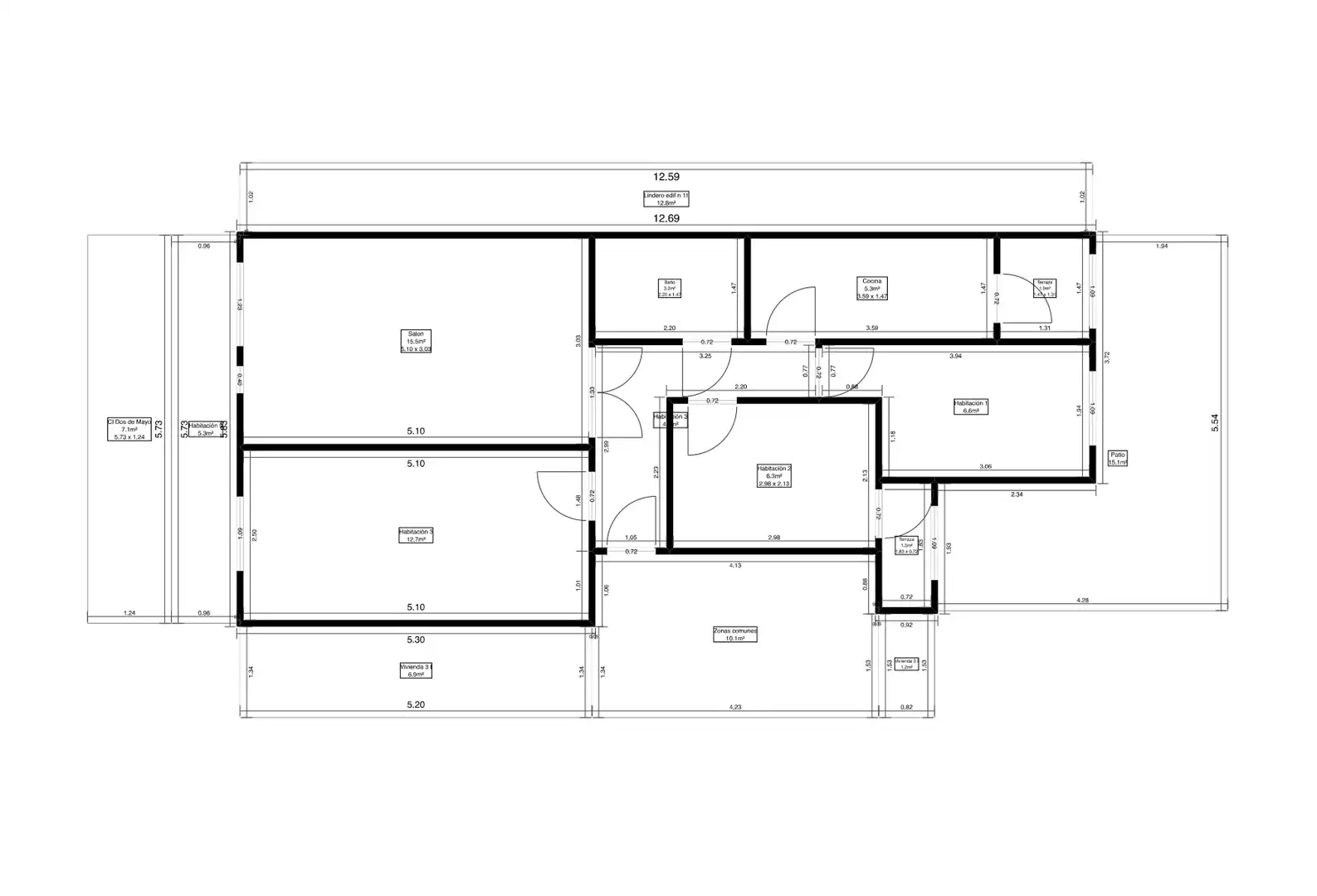 Flat for sale in Alcobendas  with Heating, Terrace and Furnished