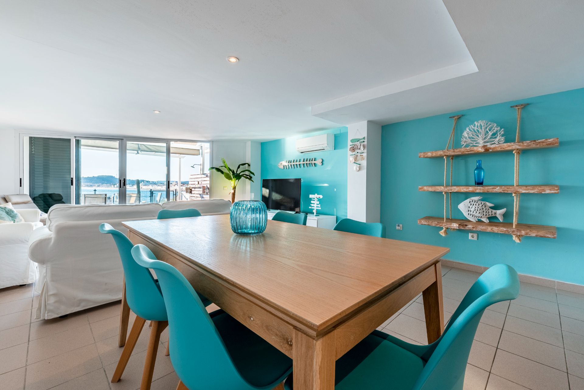 Menjador de Casa adosada en venda en Altafulla amb Aire condicionat, Calefacció i Terrassa