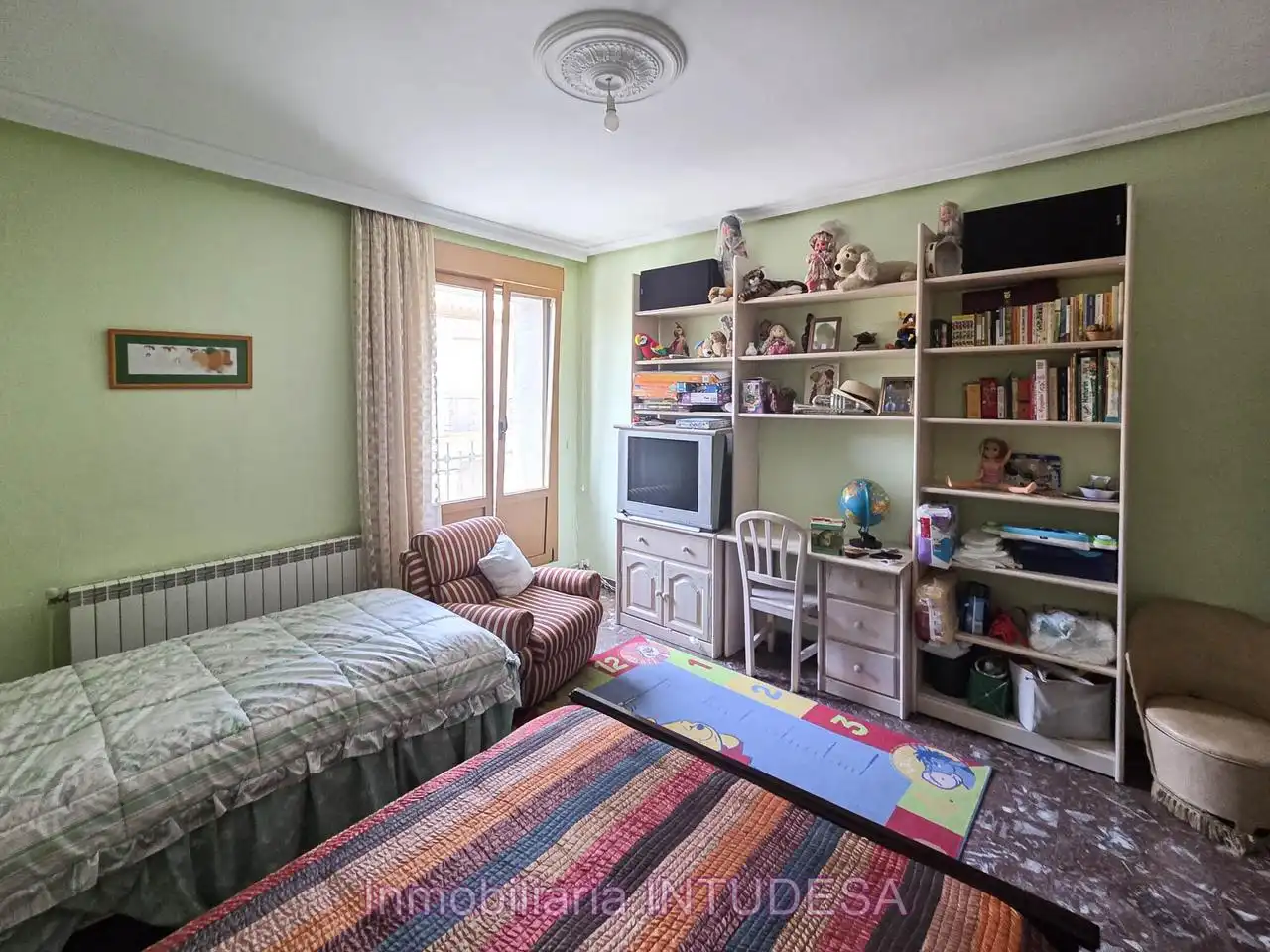 Bedroom of Houses for sale in Fustiñana  with Heating, Terrace and Storage room