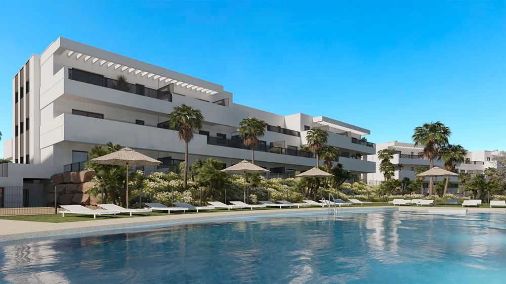 Piscina de Apartament en venda en Estepona amb Aire condicionat, Calefacció i Terrassa