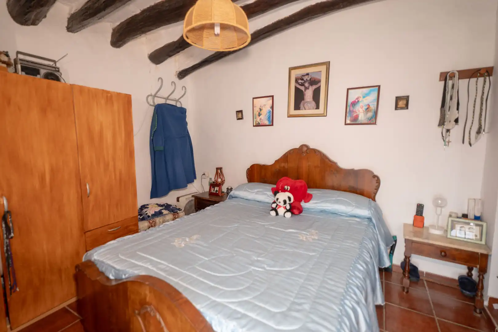Habitación de Casa adosada en venta en Paterna del Río con Amueblado y Balcón