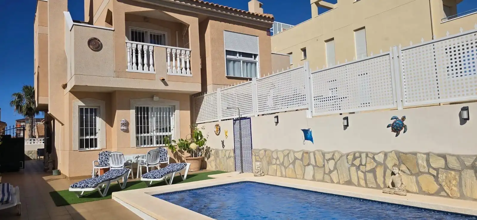 Piscina de Casa o chalet en venta en Mazarrón con Terraza, Piscina y Balcón