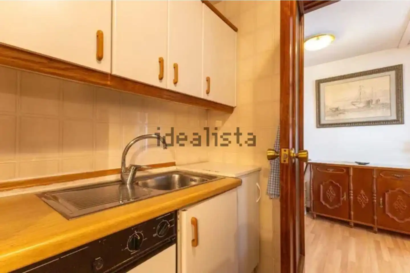 Cocina de Piso en venta en Alicante / Alacant con Calefacción y Terraza