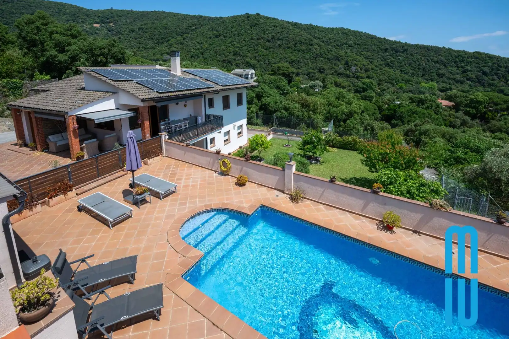 Piscina de Casa o xalet en venda en Tordera amb Calefacció, Jardí privat i Terrassa