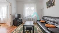 Living room of Flat for sale in Oviedo   with Heating, Parquet flooring and Furnished