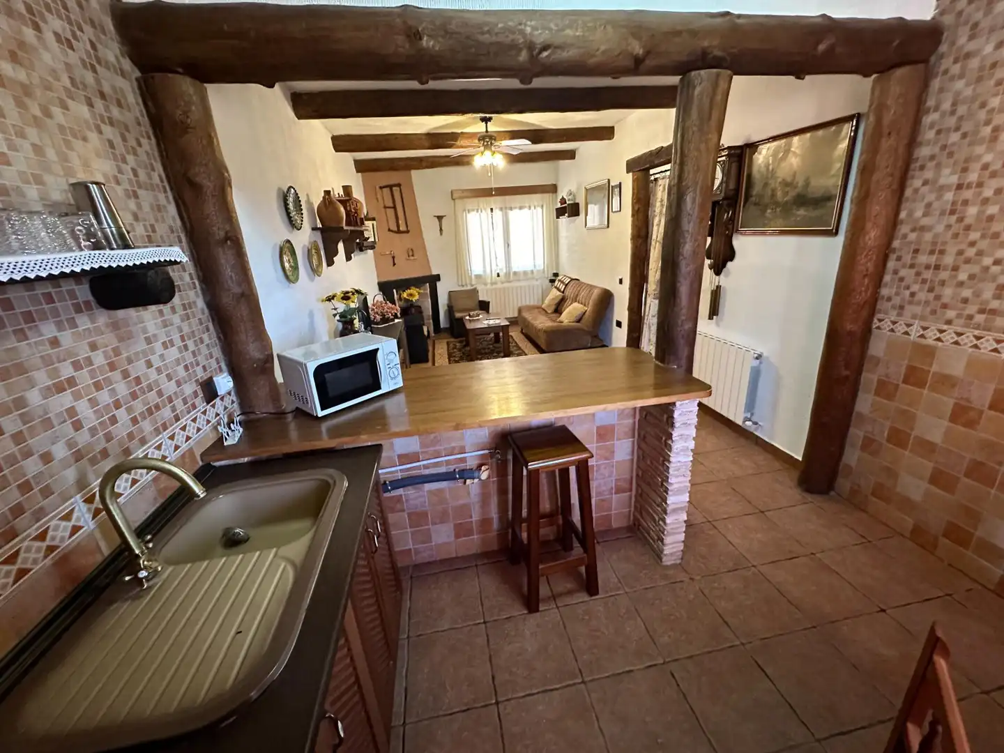 Kitchen of Houses for sale in Villar de Olalla  with Air Conditioner, Heating and Private garden