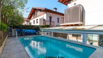 Exterior view of Single-family semi-detached for sale in Lasarte-Oria  with Heating, Private garden and Terrace
