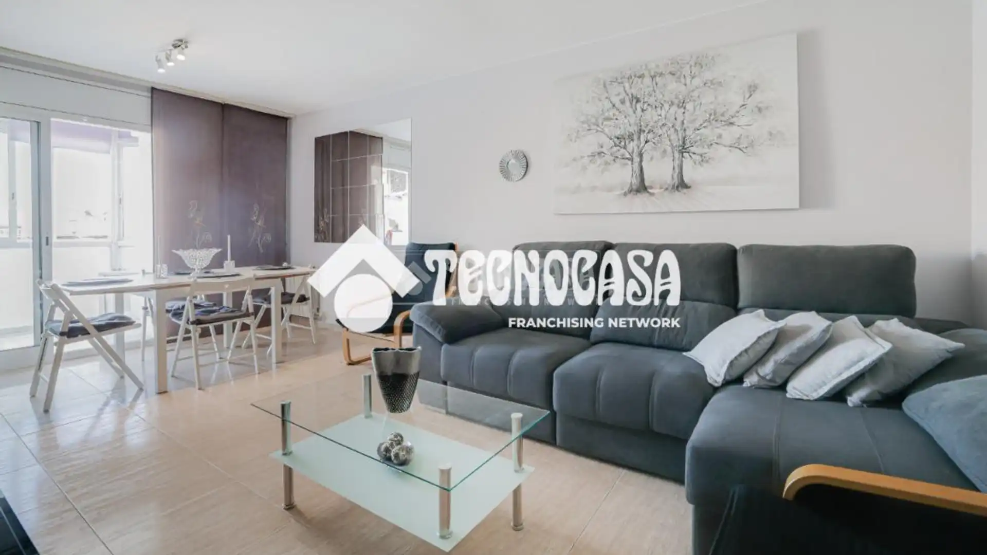 Sala d'estar de Pis en venda en Sant Adrià de Besòs amb Aire condicionat, Calefacció i Balcó