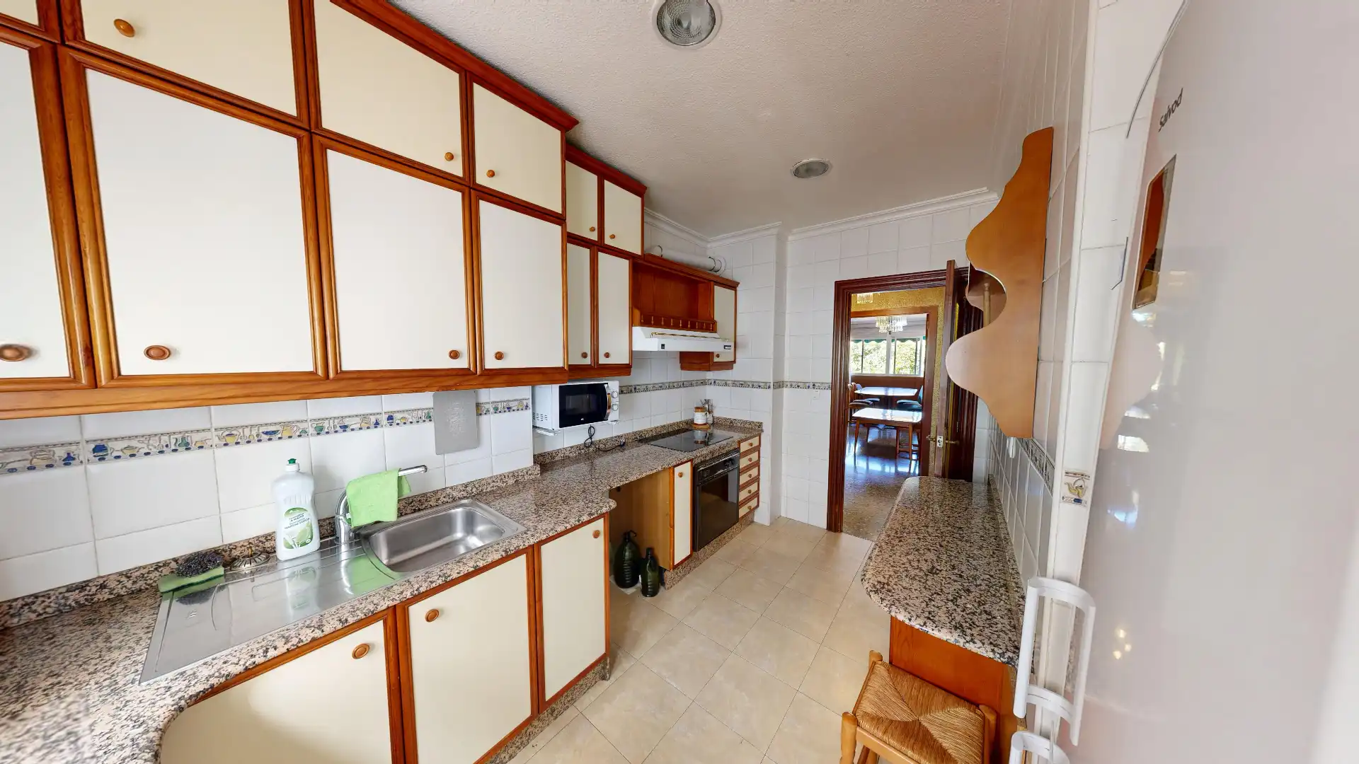 Kitchen of Flat for sale in Albacete  with Air Conditioner, Heating and Furnished