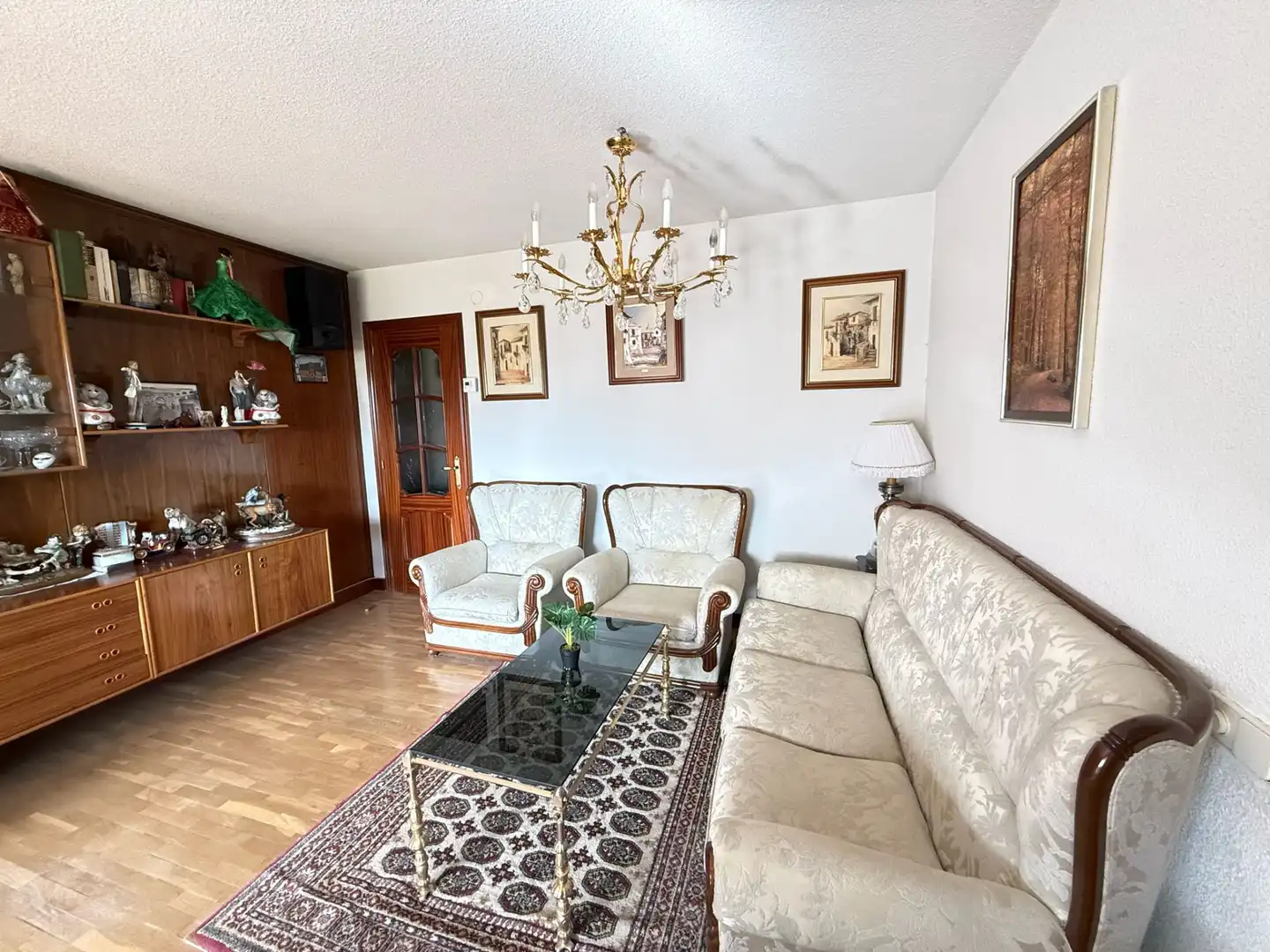 Wohnzimmer von Wohnung zum Verkauf in Móstoles mit Heizung, Parkett und Terrasse