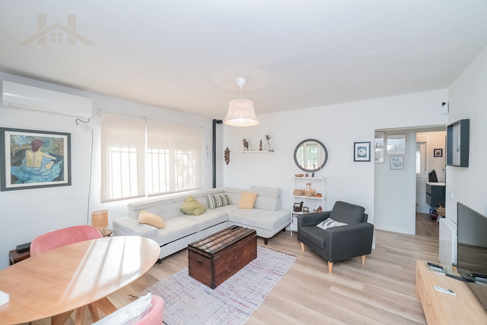 Sala de estar de Casa o chalet en venta en Santa Cruz del Retamar con Aire acondicionado, Calefacción y Jardín privado