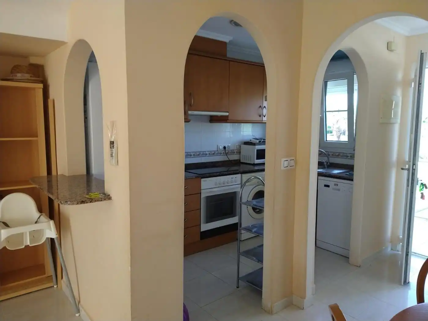Cocina de Dúplex de alquiler en Oliva con Aire acondicionado, Calefacción y Terraza