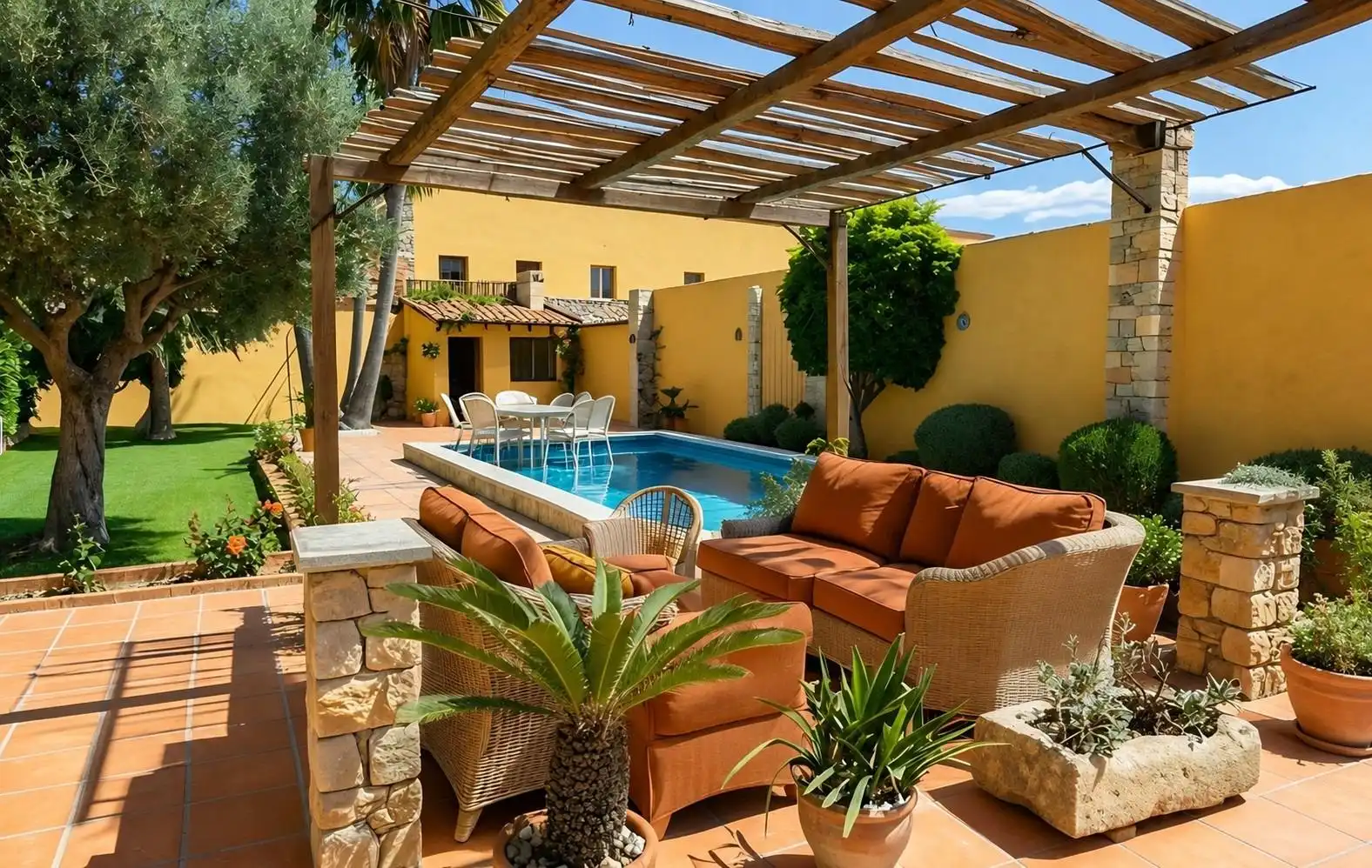 Terraza de Casa o chalet en venta en Ses Salines con Aire acondicionado, Calefacción y Jardín privado