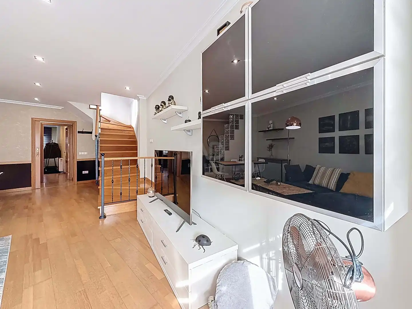Sala de estar de Dúplex en venta en Ribadumia con Calefacción