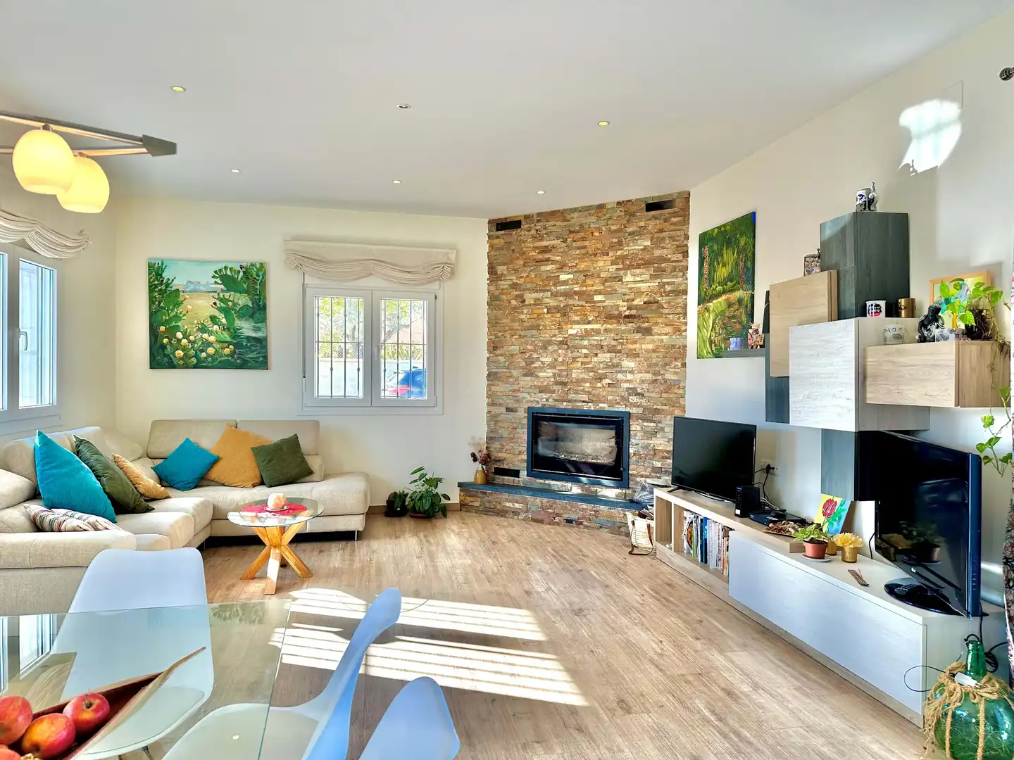 Sala de estar de Casa o chalet en venta en Villablanca con Aire acondicionado y Terraza
