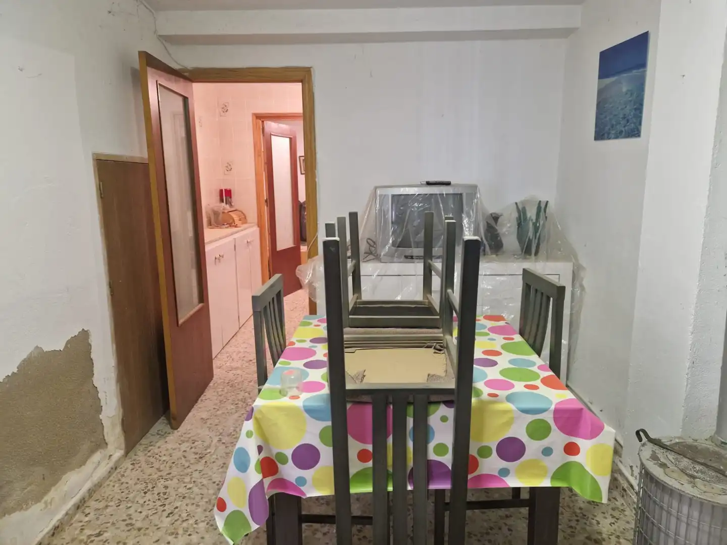 Menjador de Casa adosada en venda en Cuenca amb Moblat