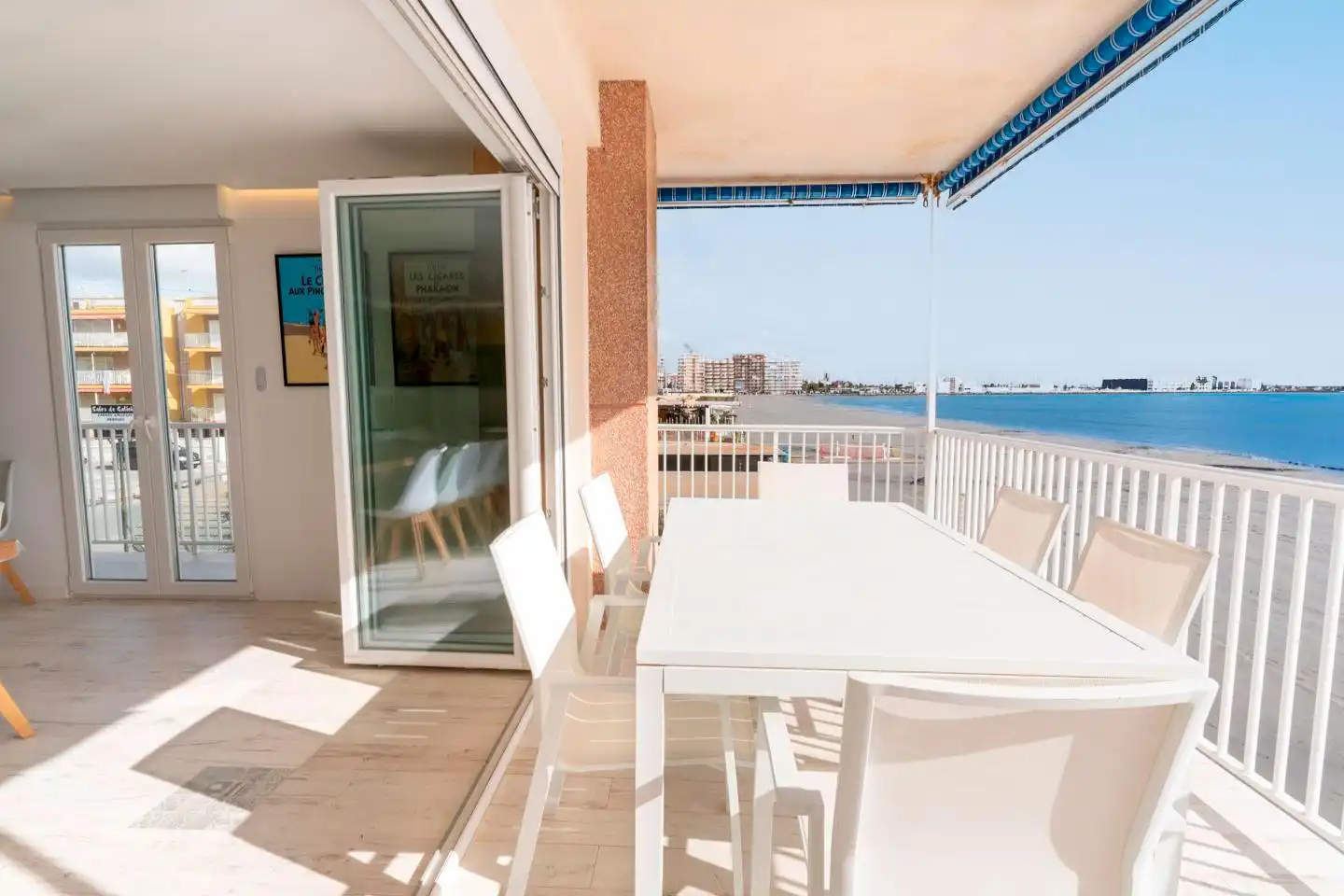 Terrasse von Wohnung zum Verkauf in Santa Pola mit Klimaanlage, Heizung und Terrasse