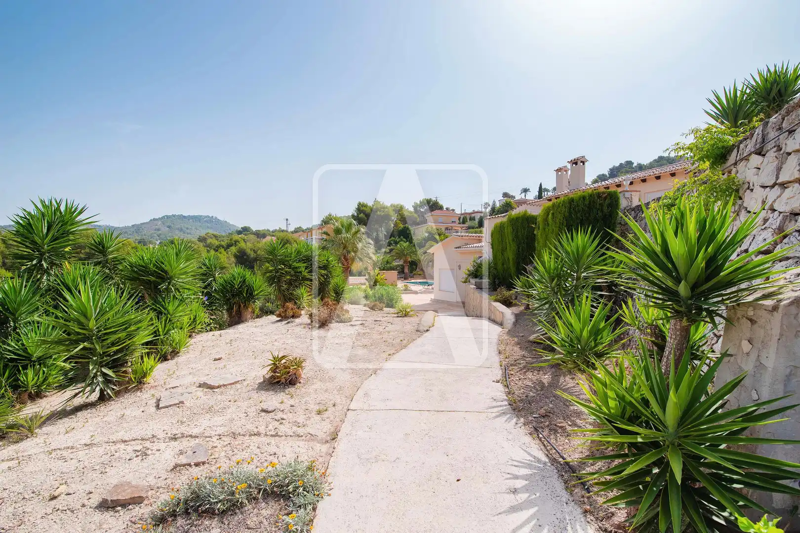 Vista exterior de Casa o xalet en venda en Calpe / Calp amb Aire condicionat, Calefacció i Jardí privat