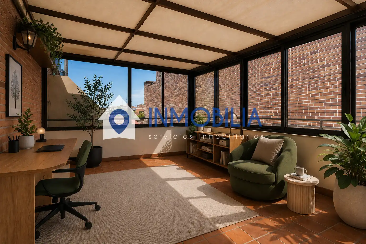 Living room of Attic for sale in Madrid  with Air Conditioner, Heating and Terrace