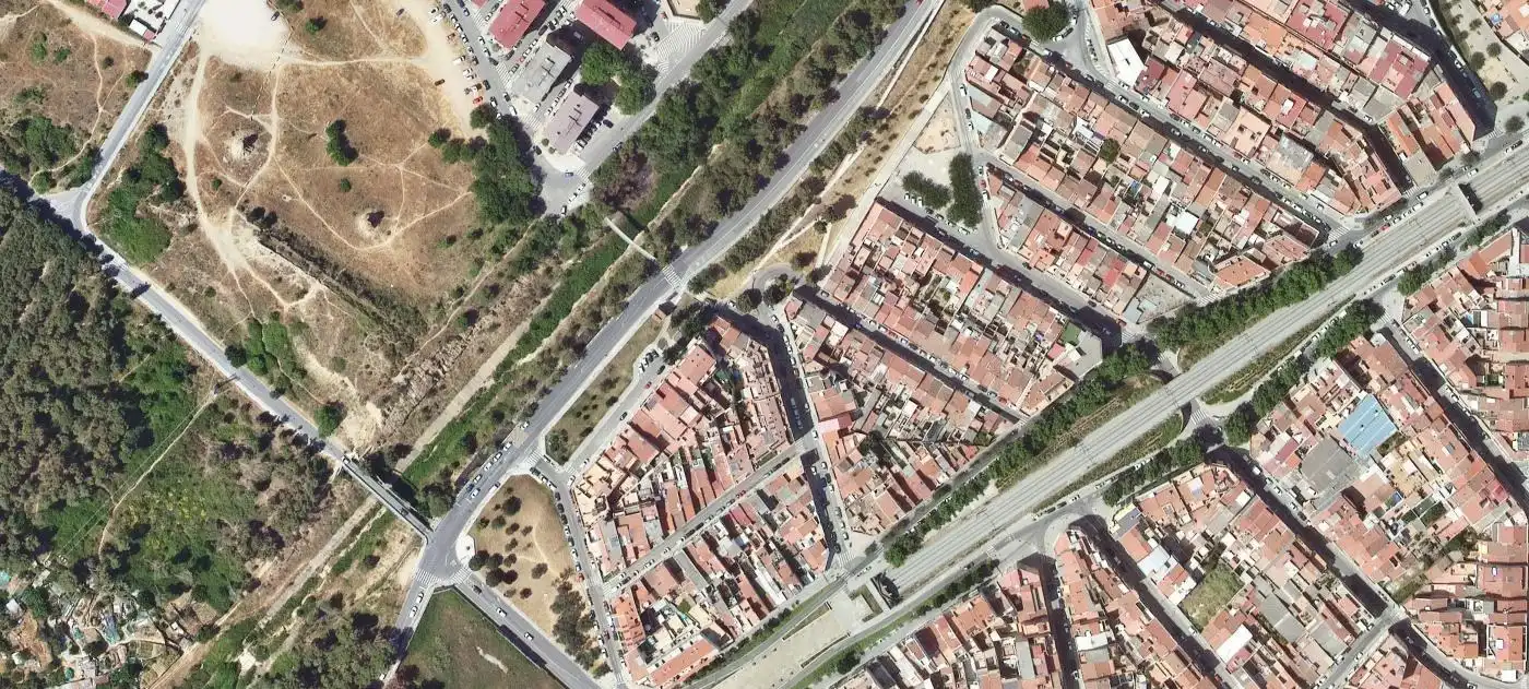 Vista exterior de Piso en venta en Terrassa