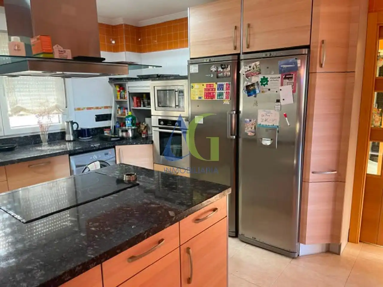 Cuina de Casa o xalet en venda en Sariegos amb Calefacció, Jardí privat i Parquet