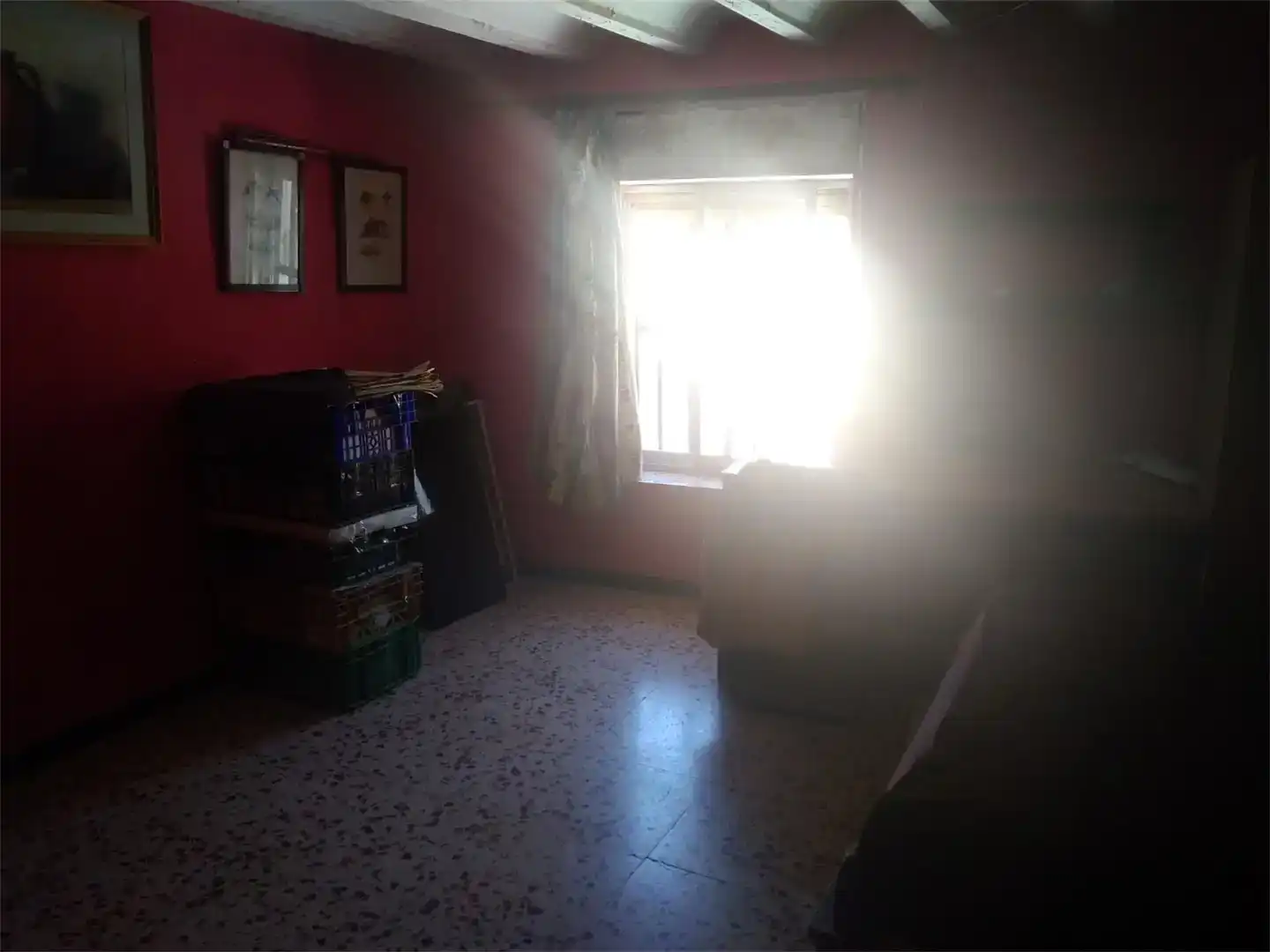 Sala de estar de Casa adosada en venta en Alpera con Jardín privado