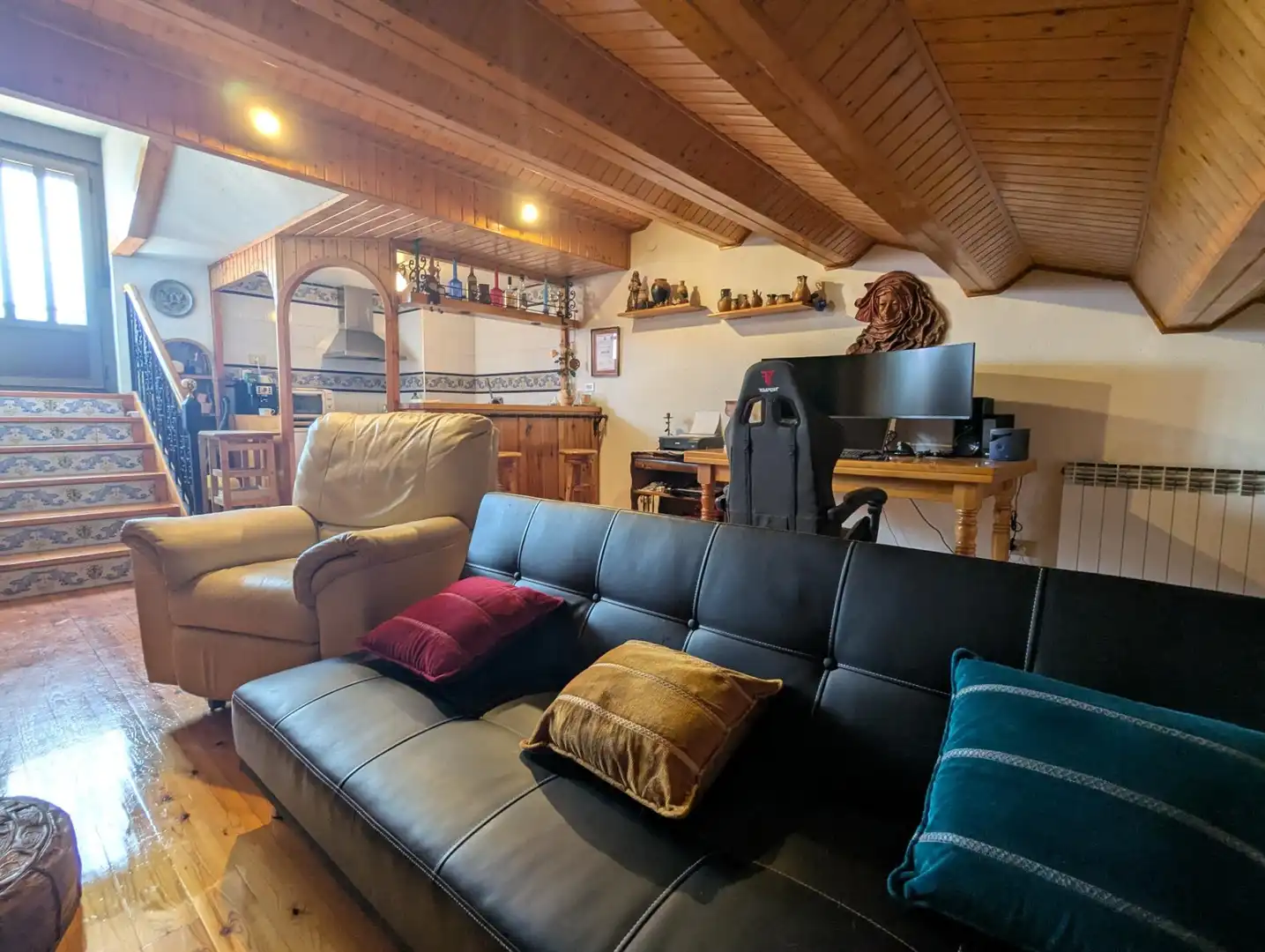 Living room of Houses for sale in San Adrián